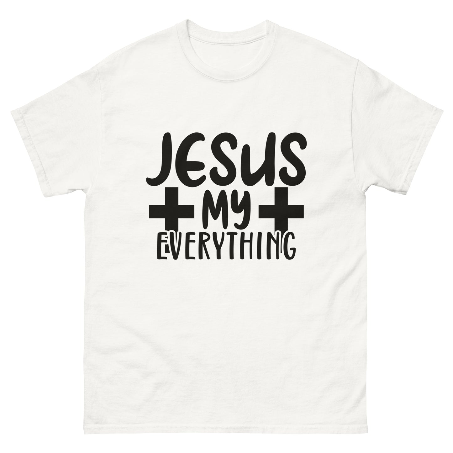 Jesus Is My Everything (black design) - Men's classic tee