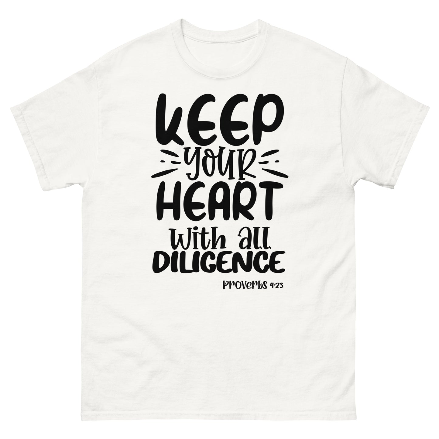 Keep Your Heart  (Black design) - Men's classic tee