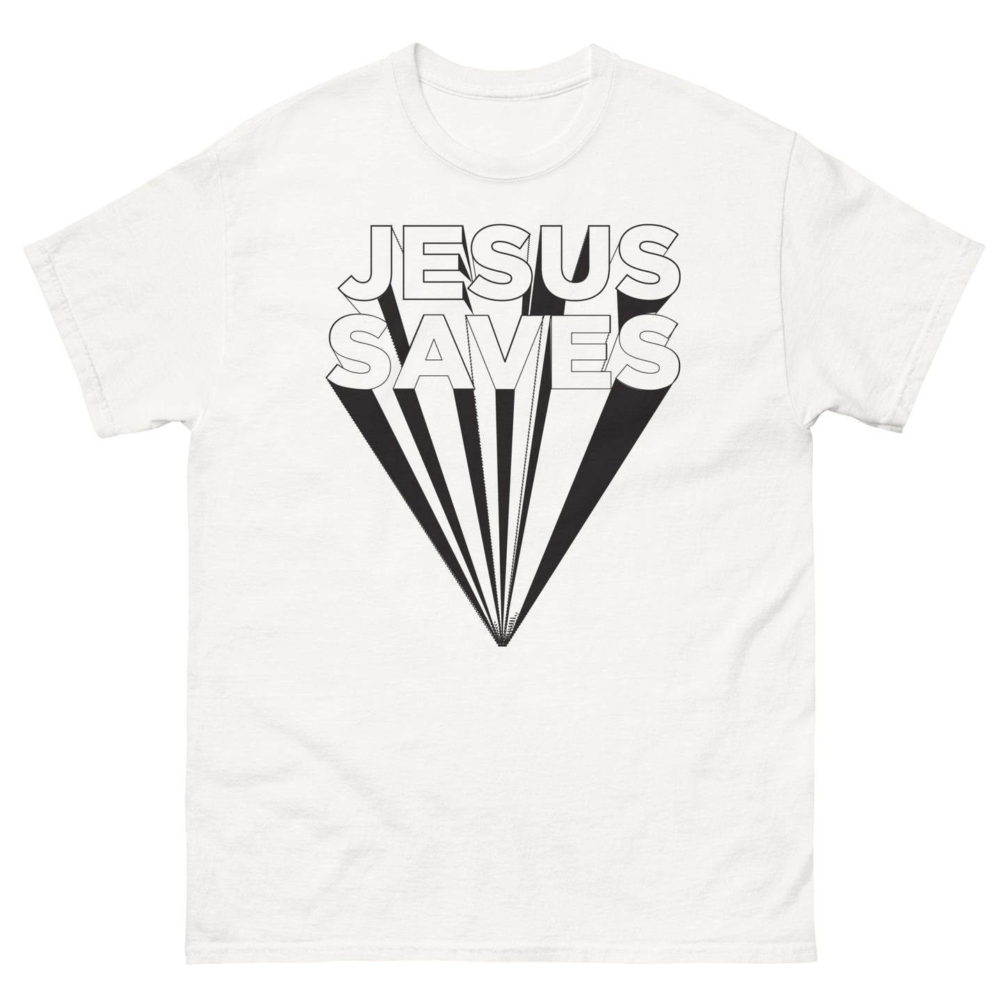 Jesus Saves (Black design) - Men's classic tee