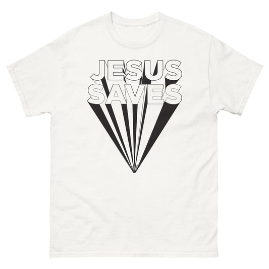 Jesus Saves  (Black design - Men's classic tee