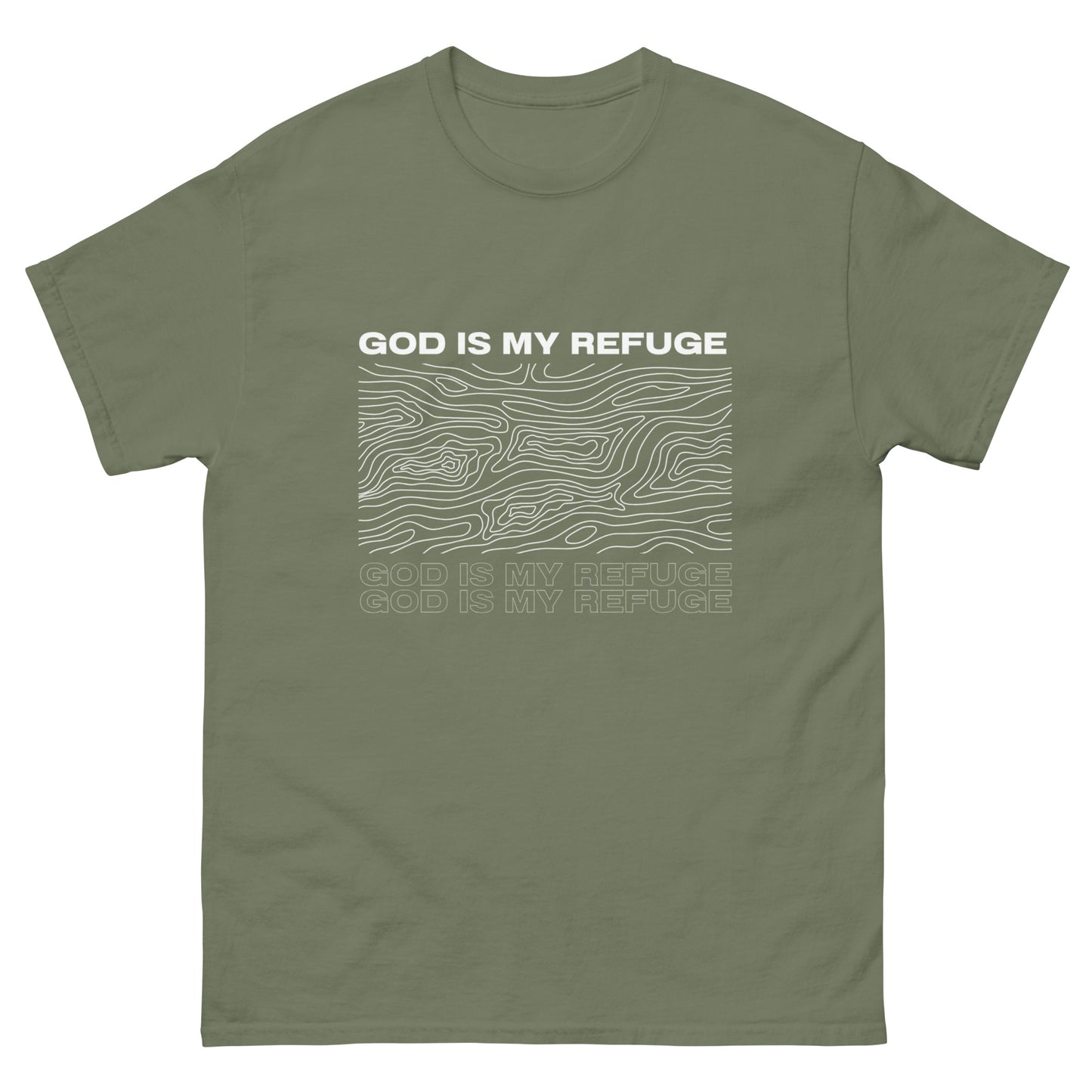 God is My Refuge - Unisex classic tee