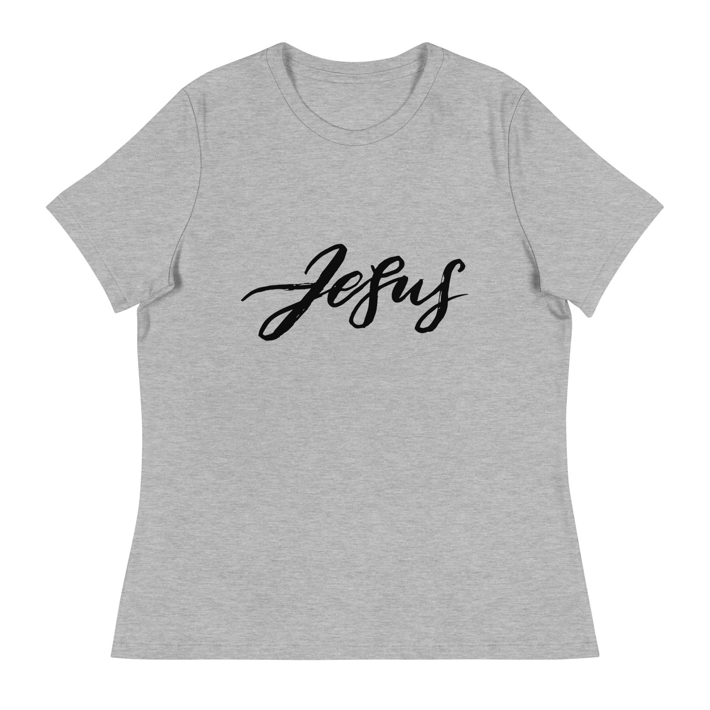 Jesus (Black design) - Women's Relaxed T-Shirt