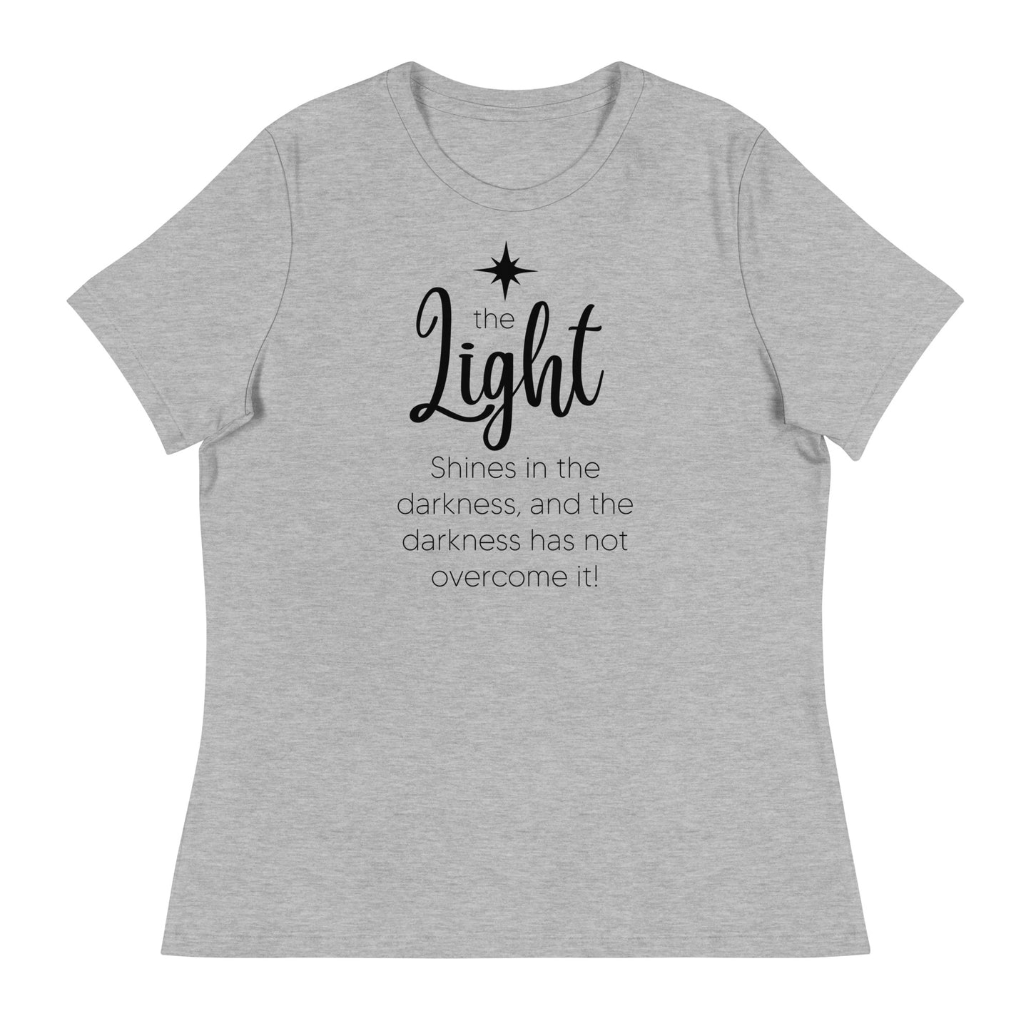 The Light - Women's Relaxed Christmas T-Shirt