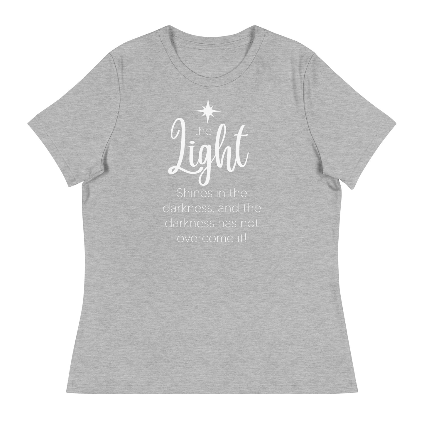 The Light - Women's Relaxed  Christmas T-Shirt