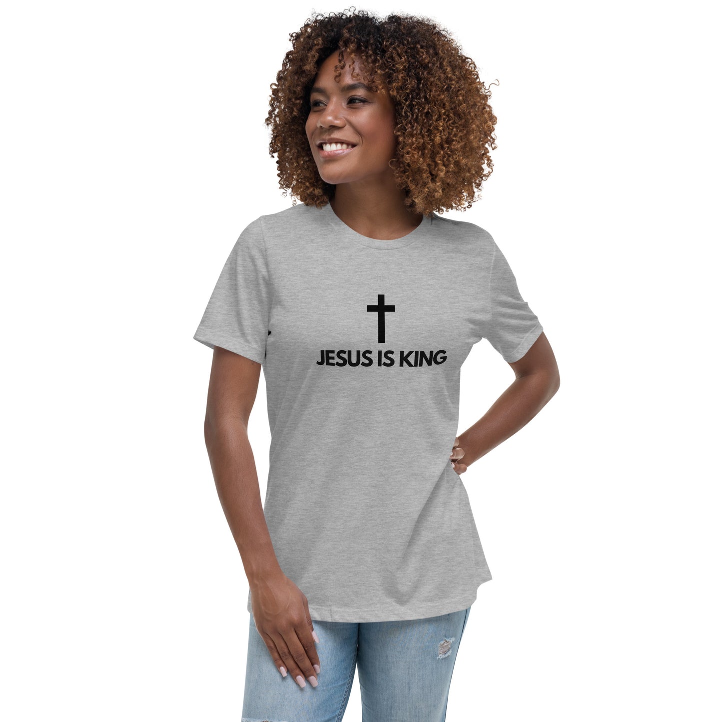 Jesus is a King - Women's Relaxed T-Shirt