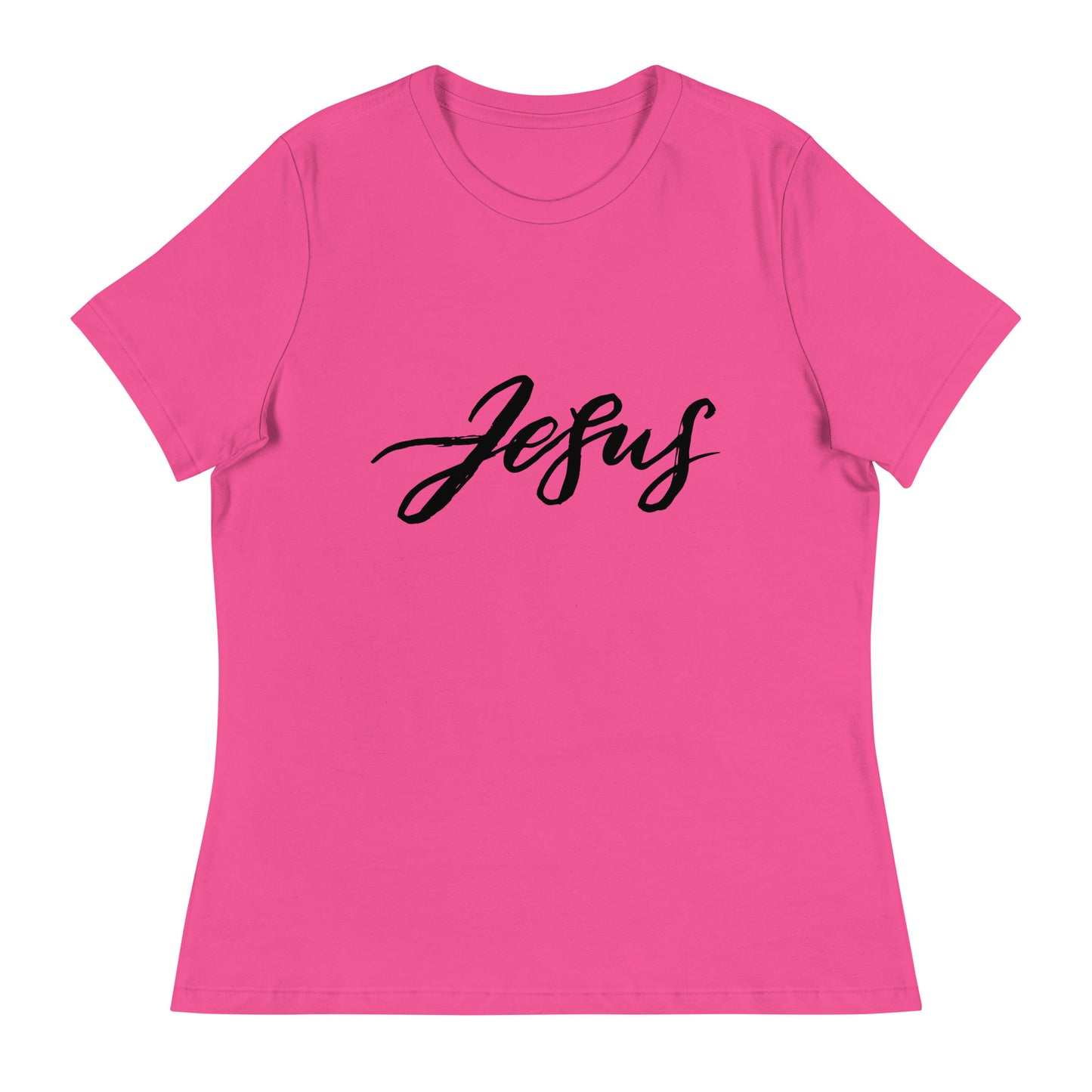 Jesus (Black design) - Women's Relaxed T-Shirt