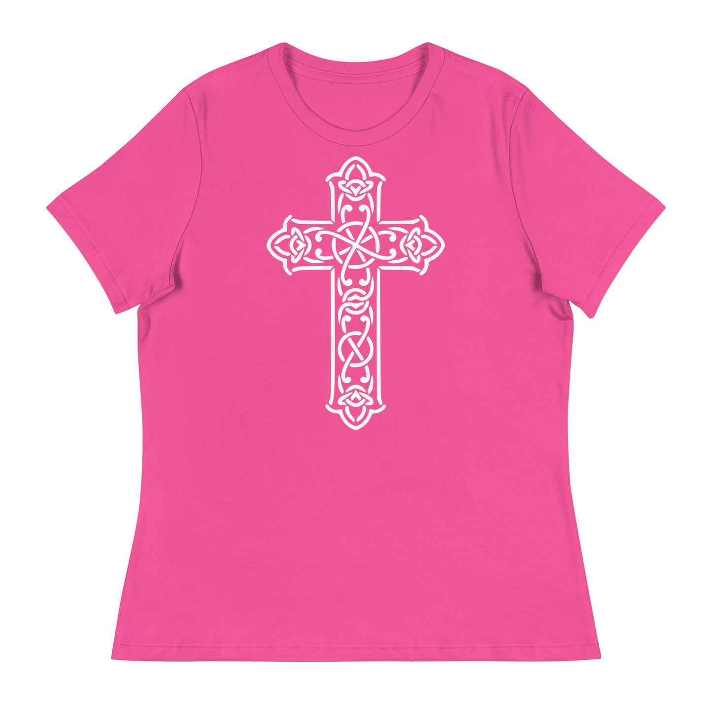 Cross of Redemption (White design) -  Women's Relaxed T-Shirt