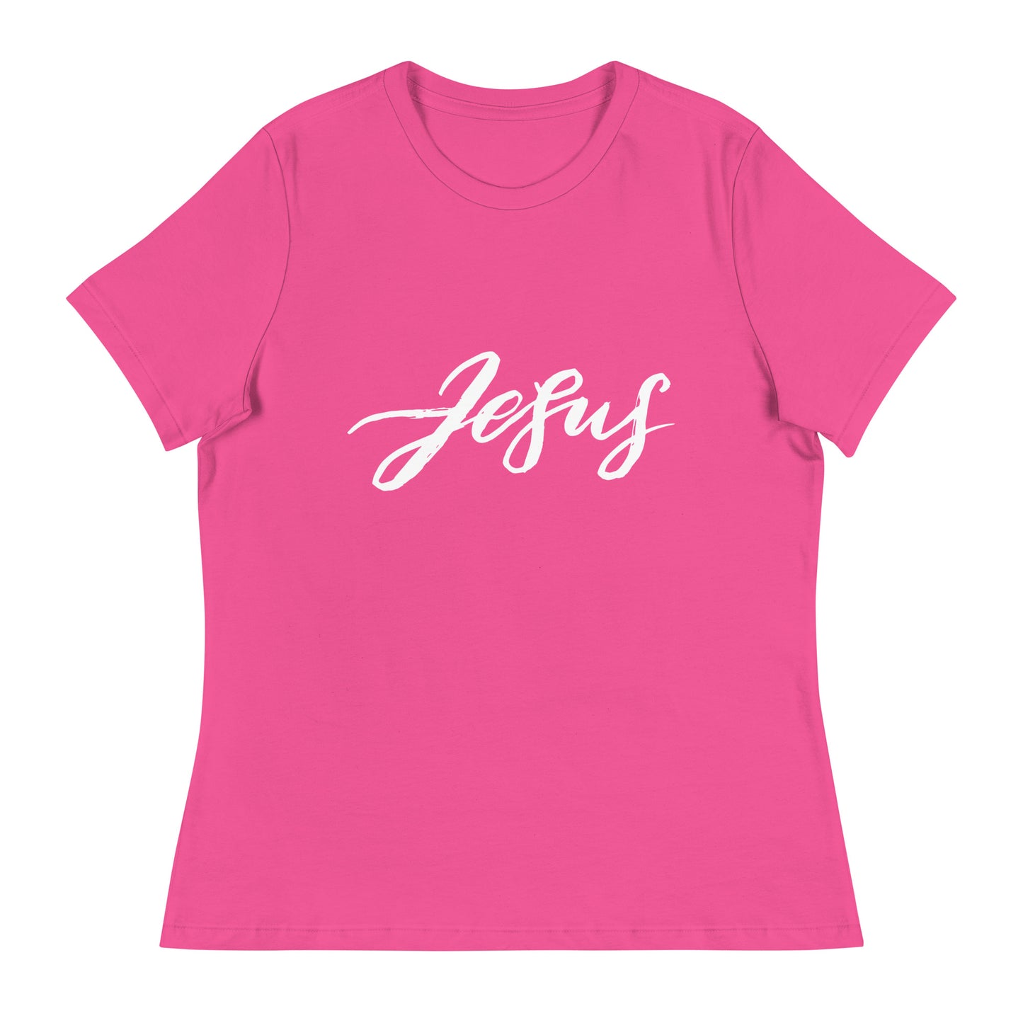 Jesus (White design) - Women's Relaxed T-Shirt