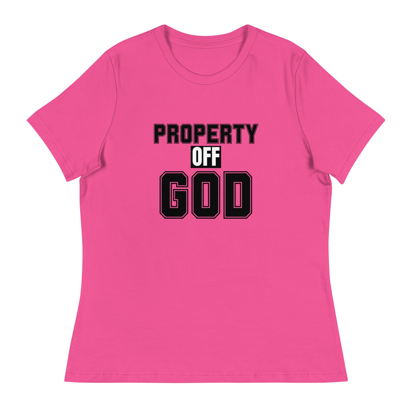 Property off god - Women's Relaxed T-Shirt