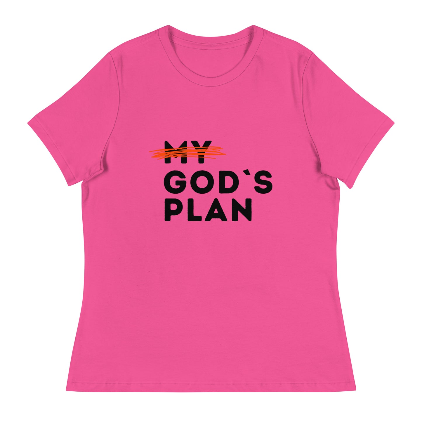 My God's Plan - Women's Relaxed T-Shirt