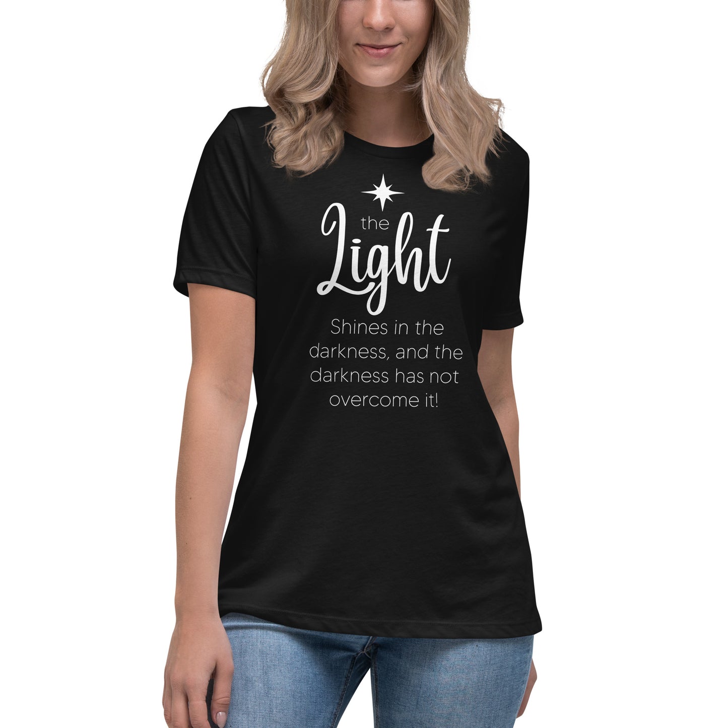 The Light - Women's Relaxed  Christmas T-Shirt