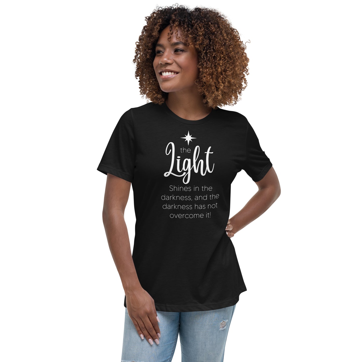 The Light - Women's Relaxed  Christmas T-Shirt