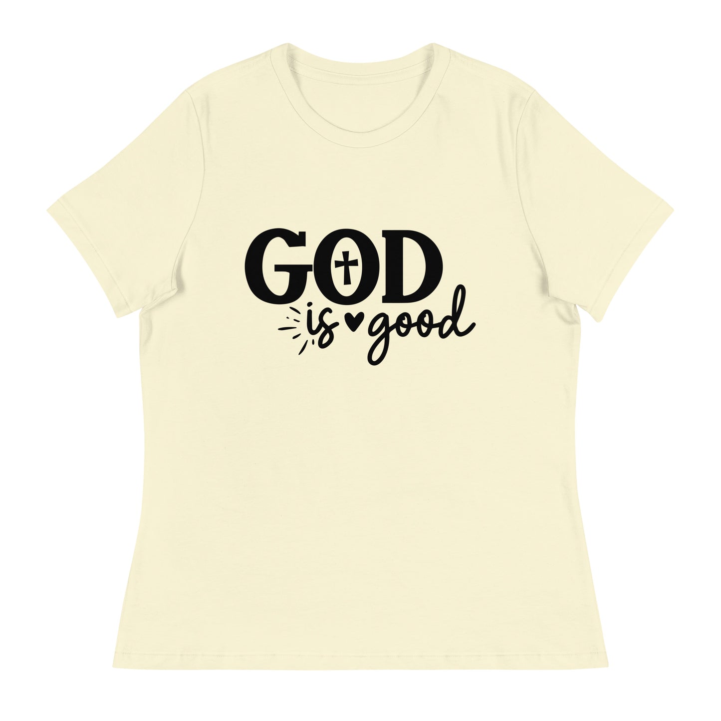 God (Black design) - Women's Relaxed T-Shirt