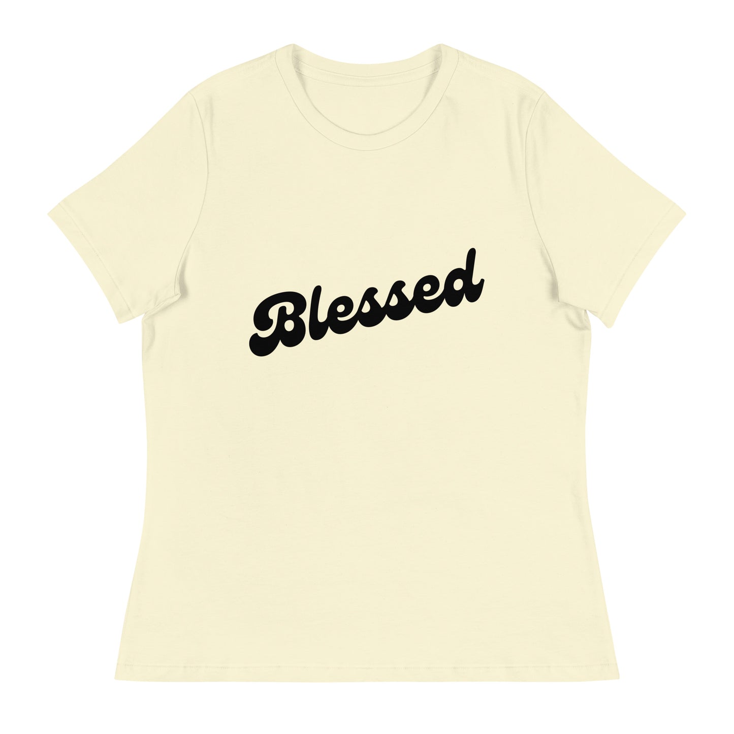 Blessed (Black design) - Women's Relaxed T-Shirt