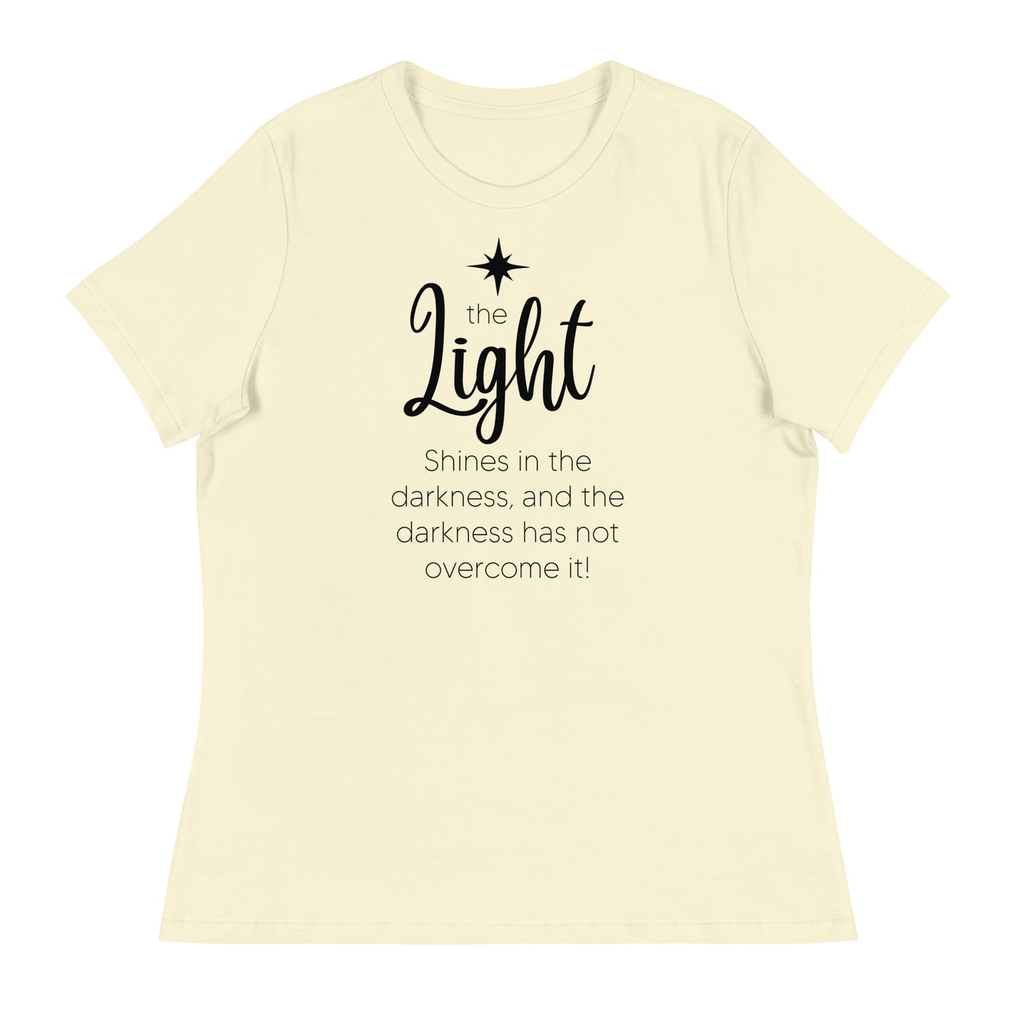 The Light - Women's Relaxed Christmas T-Shirt