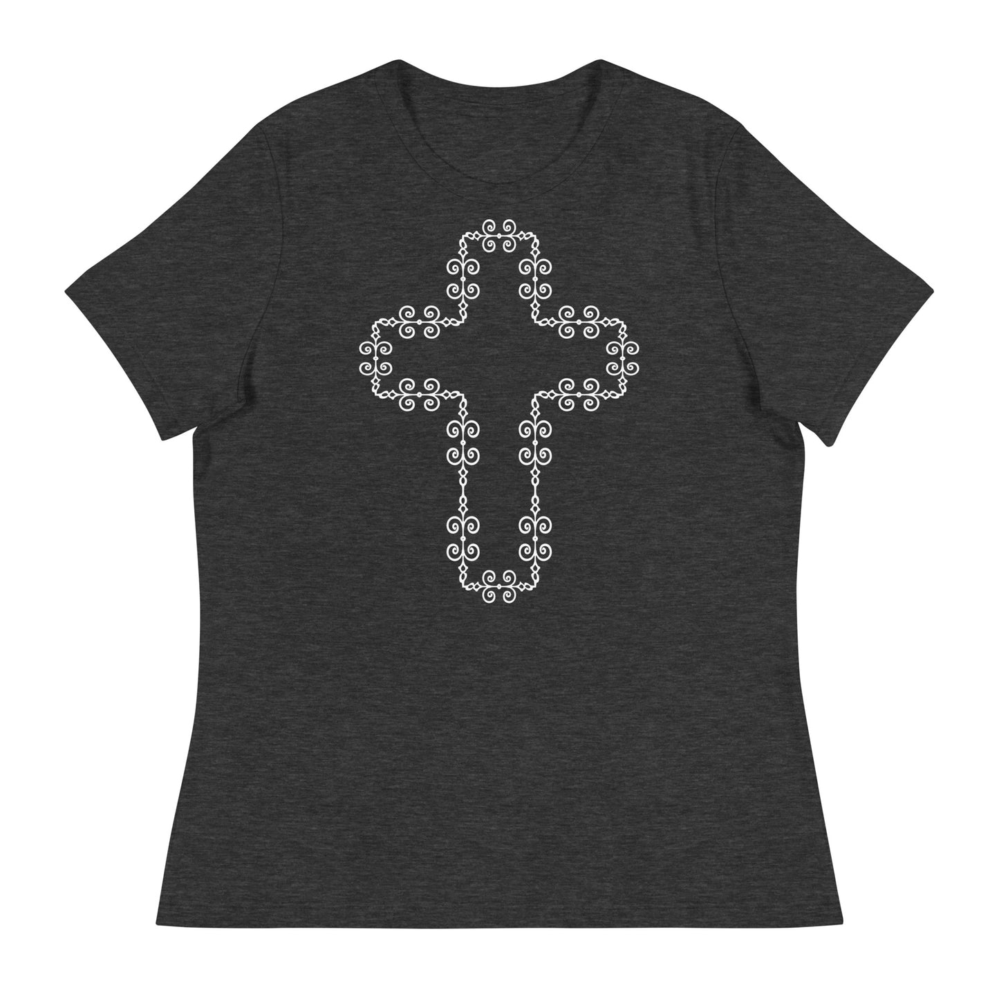 The Cross (White design) - Women's Relaxed T-Shirt