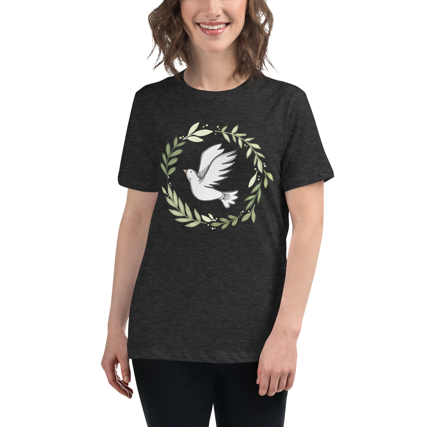 Religious Dove - Women's Relaxed T-Shirt