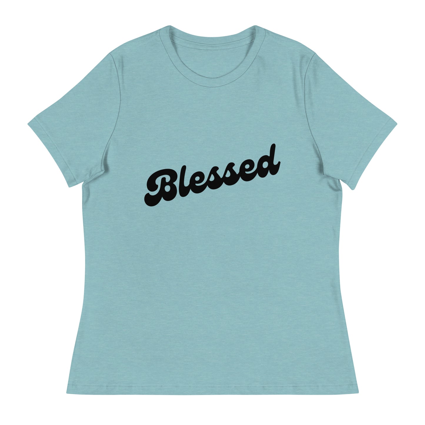 Blessed (Black design) - Women's Relaxed T-Shirt