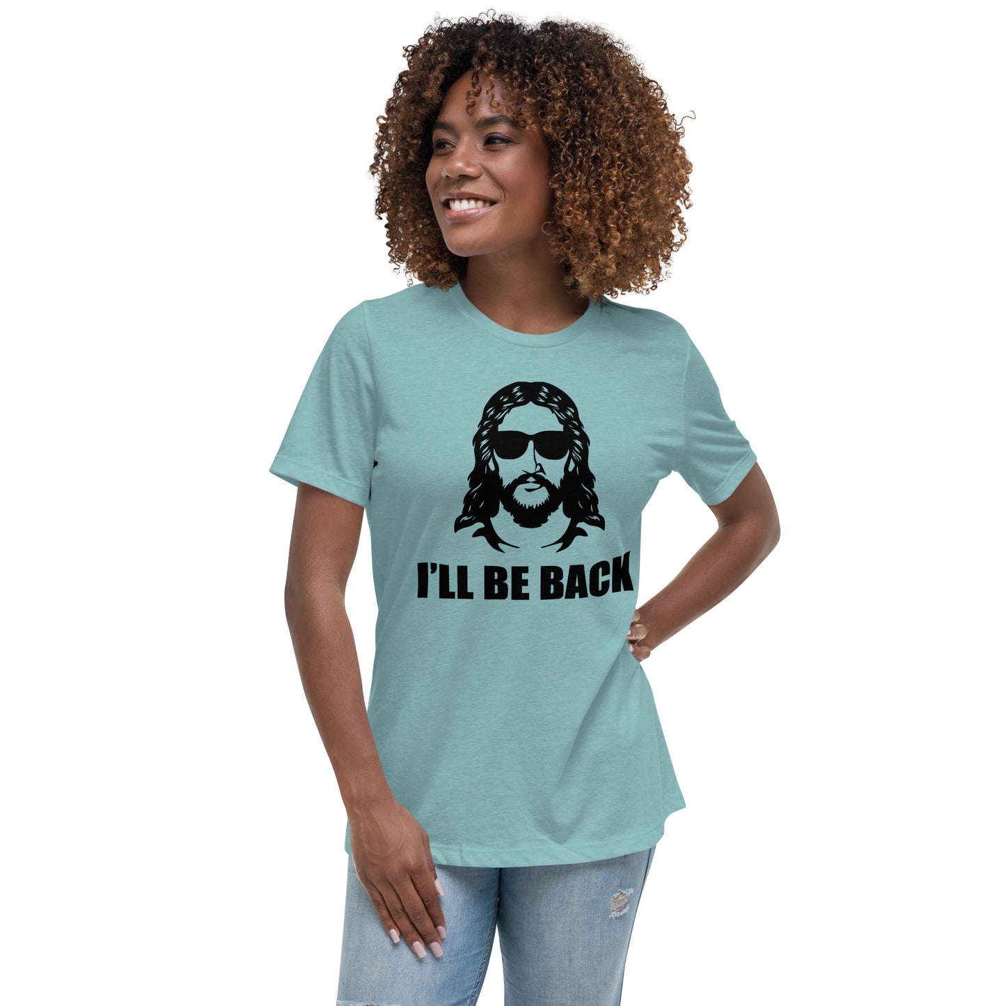 I'll Be Back (Black design) - Women's Relaxed T-Shirt