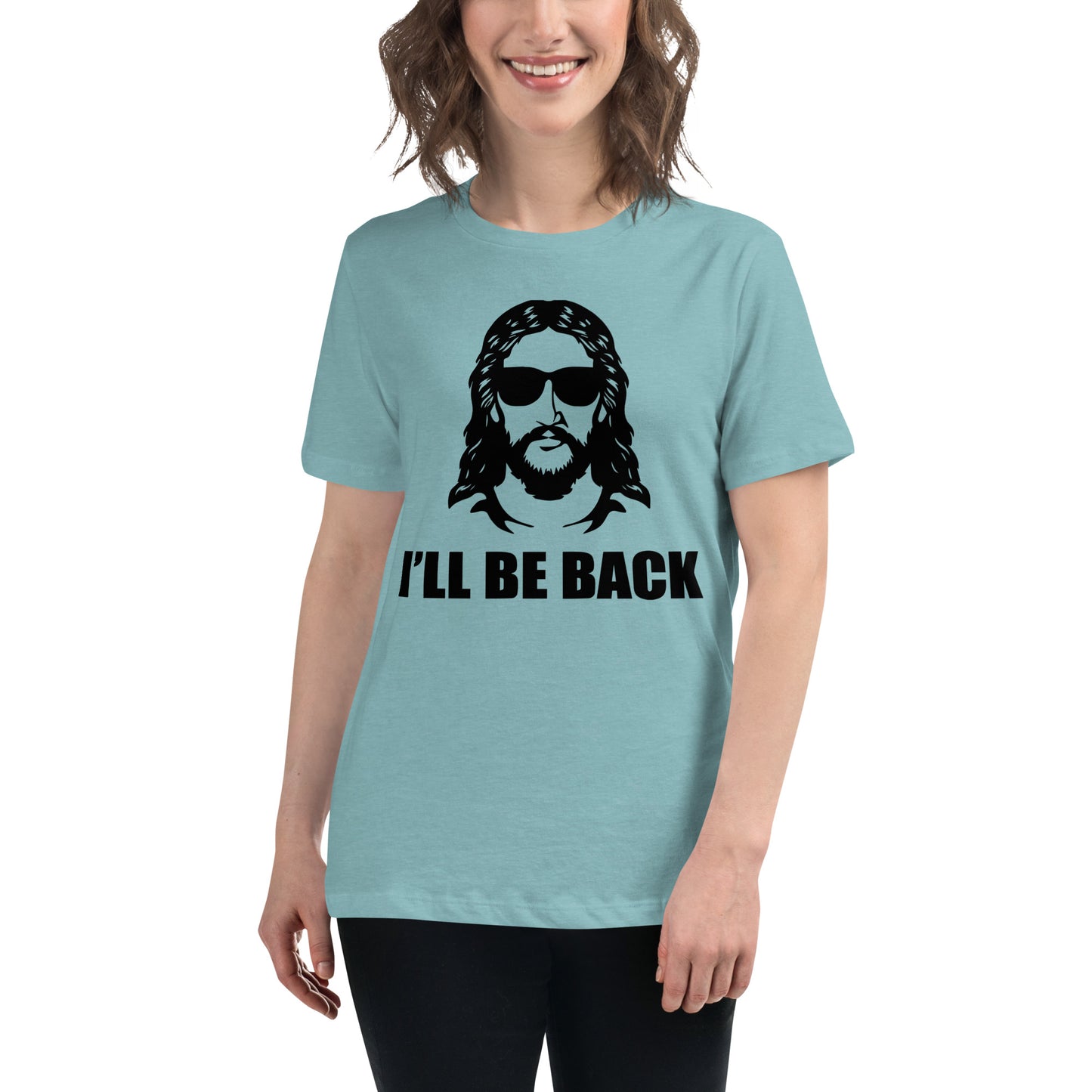 I'll Be Back (Black design) - Women's Relaxed T-Shirt