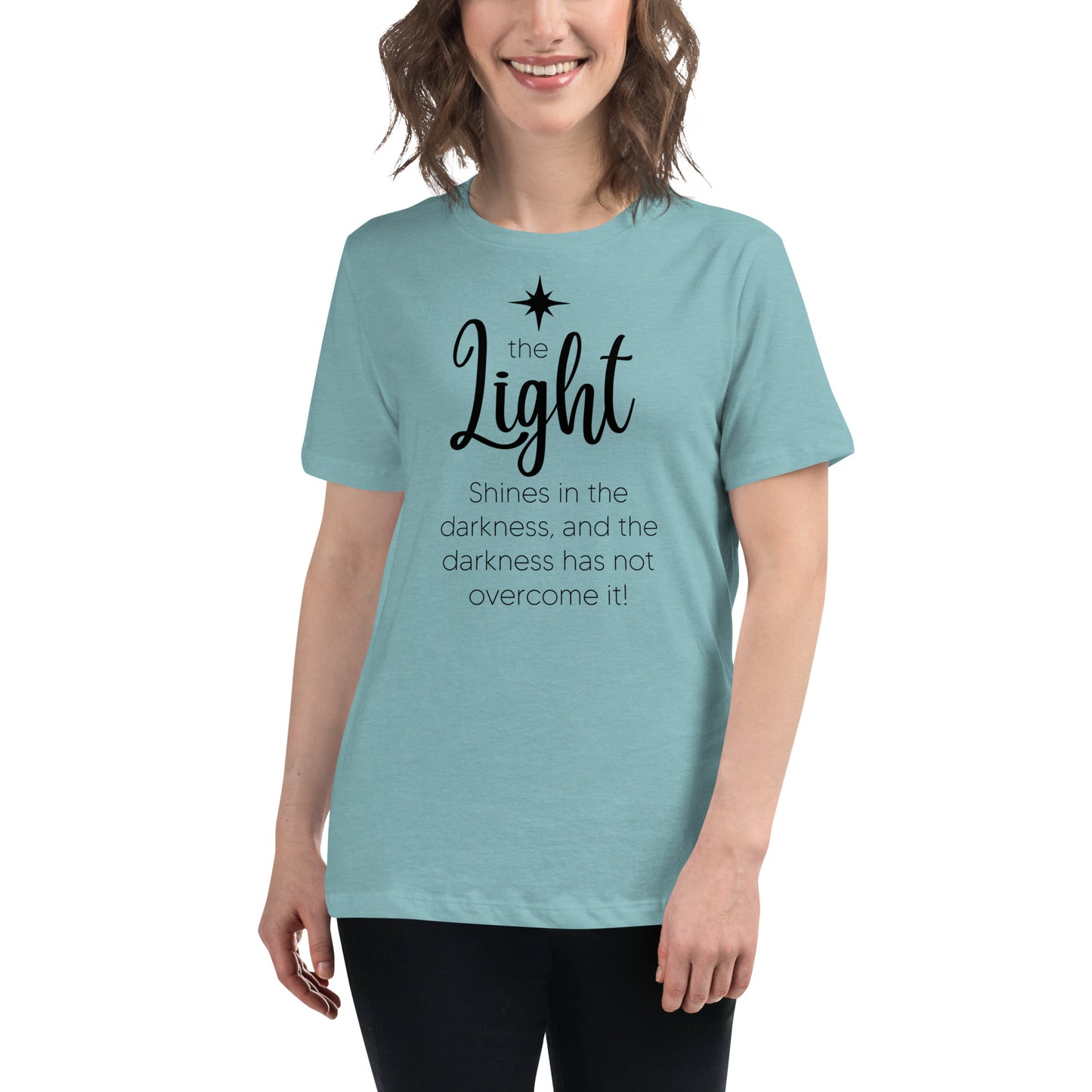 The Light - Women's Relaxed Christmas T-Shirt