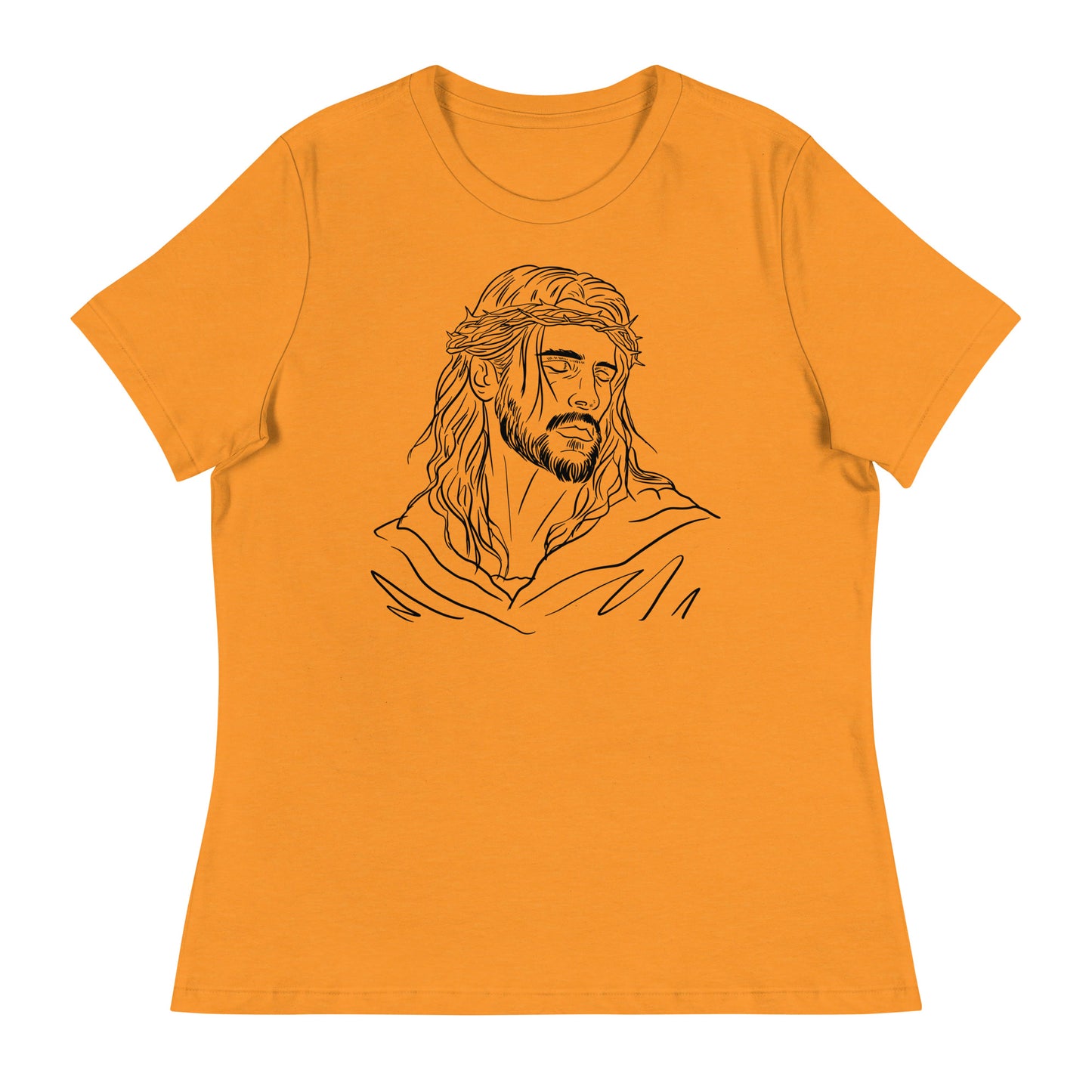 Jesus (Black design) - Women's Relaxed T-Shirt