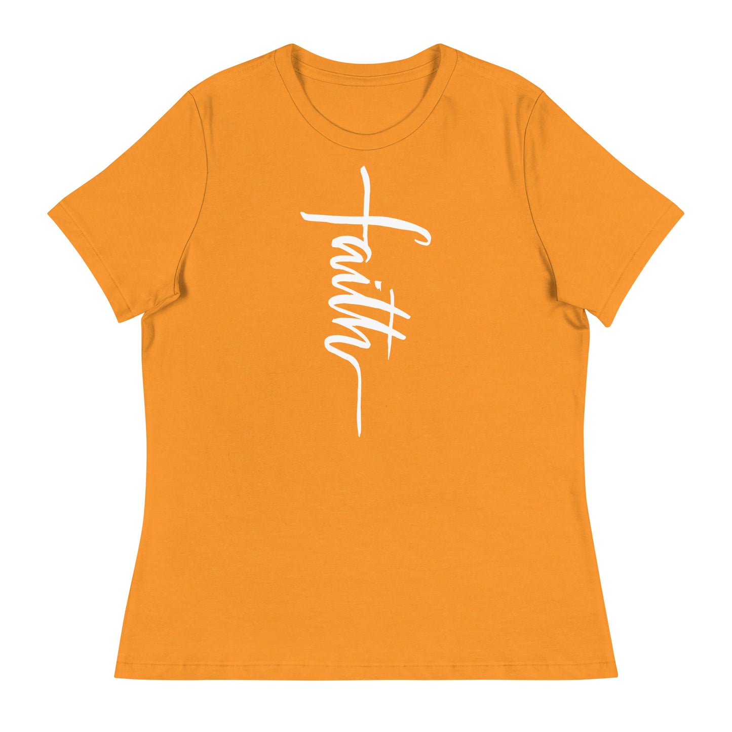 Faith (White design) - Women's Relaxed T-Shirt