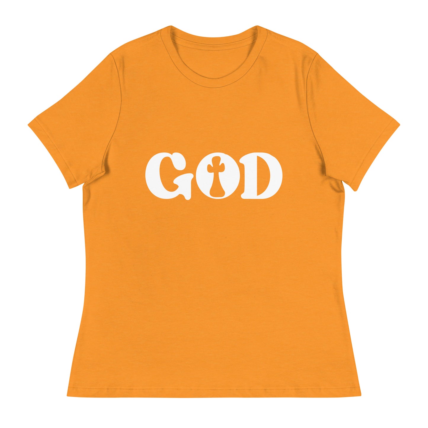 God (White design) - Women's Relaxed T-Shirt