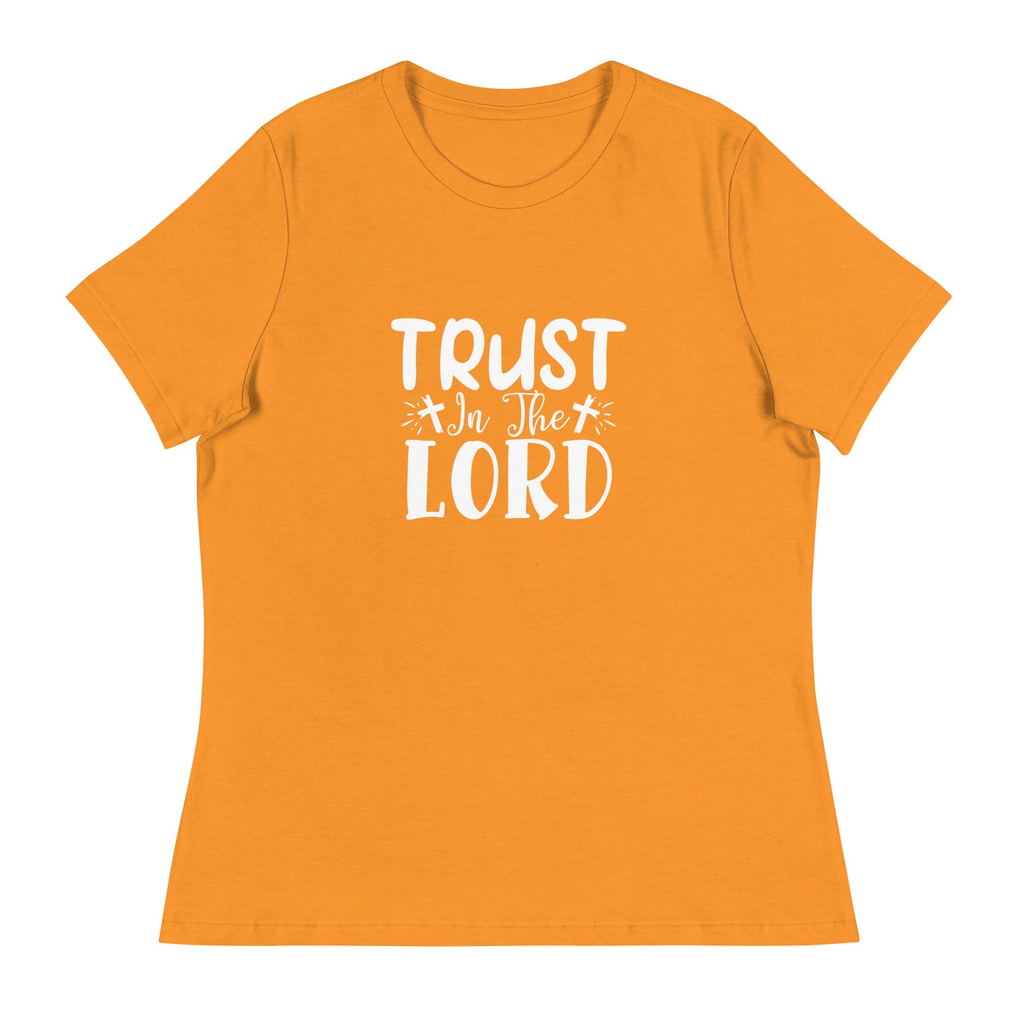 Trust in the Lord (White design) - Women's Relaxed T-Shirt