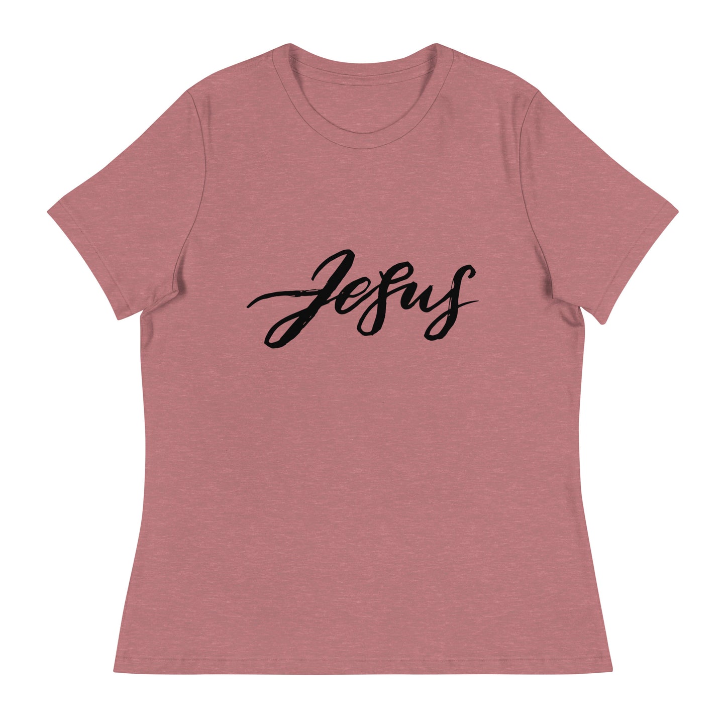 Jesus (Black design) - Women's Relaxed T-Shirt