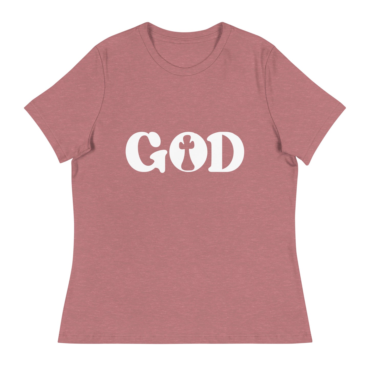 God (White design) - Women's Relaxed T-Shirt