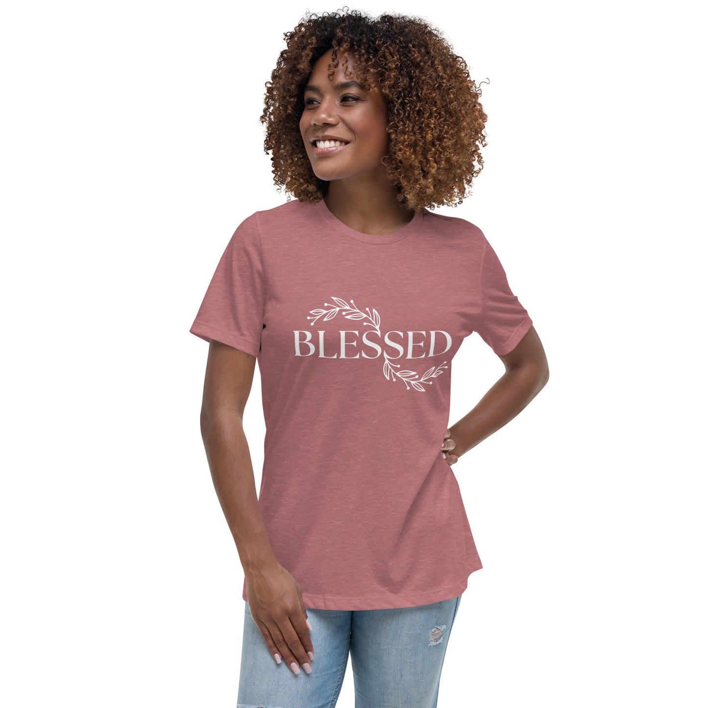 Blessed (White design) - Women's Relaxed T-Shirt