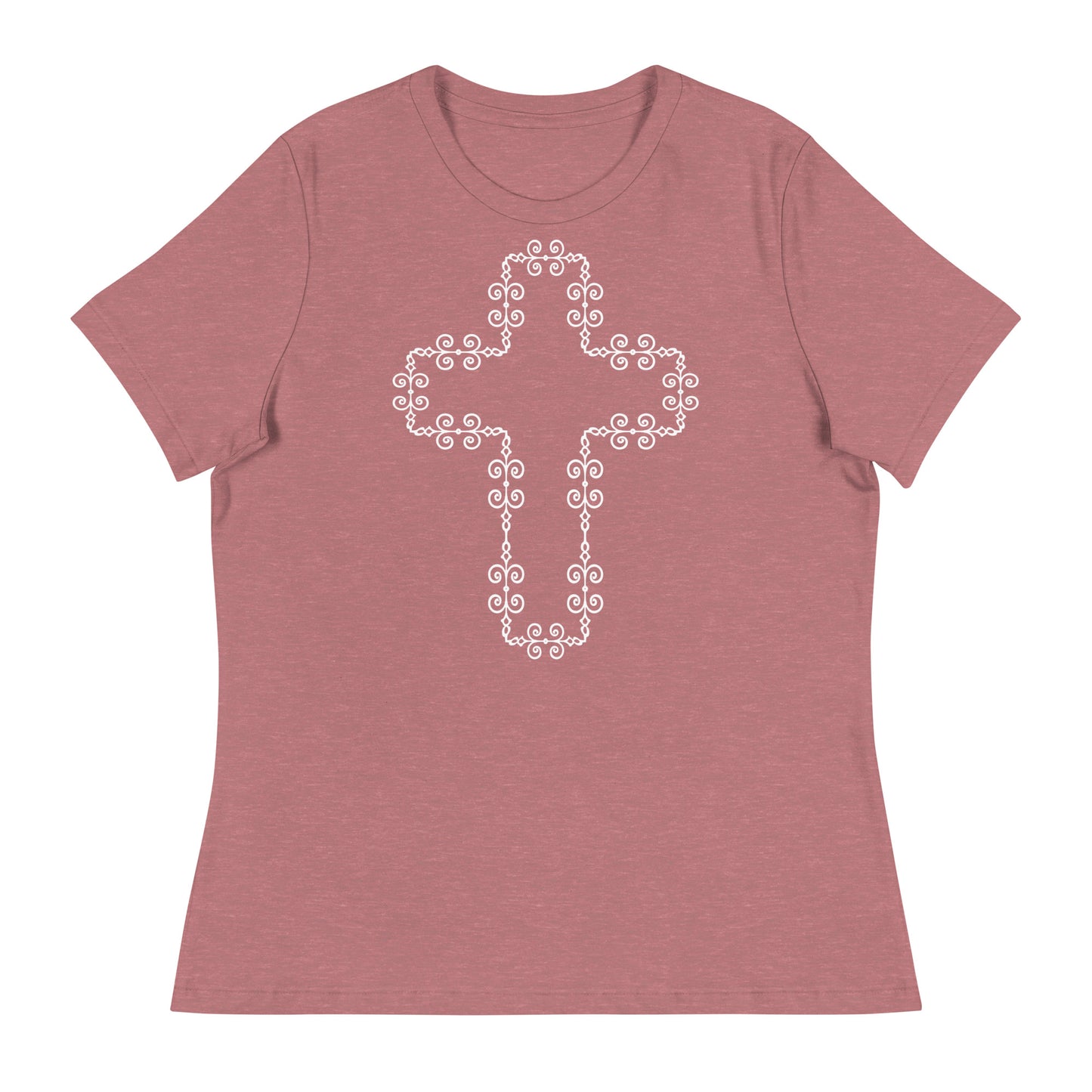 The Cross (White design) - Women's Relaxed T-Shirt