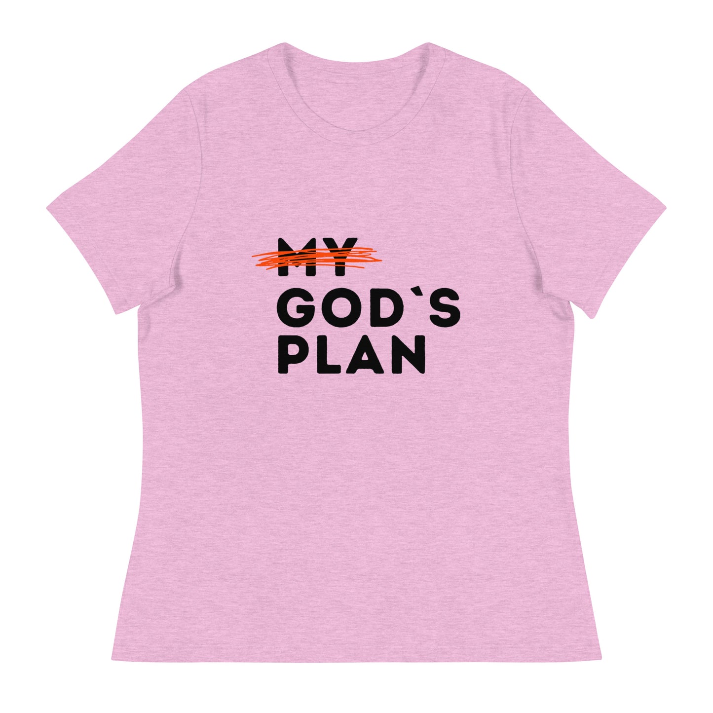 My God's Plan - Women's Relaxed T-Shirt