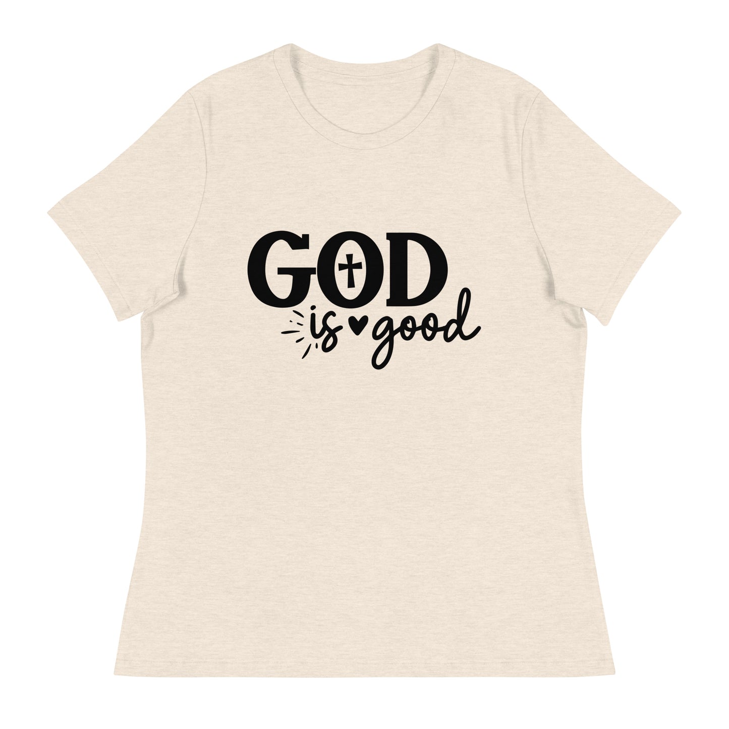 God (Black design) - Women's Relaxed T-Shirt