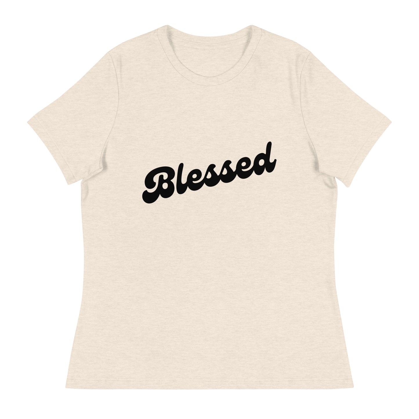 Blessed (Black design) - Women's Relaxed T-Shirt