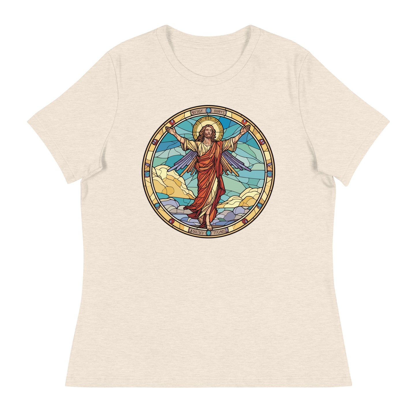 Jesus in the Sky - Women's Relaxed T-Shirt