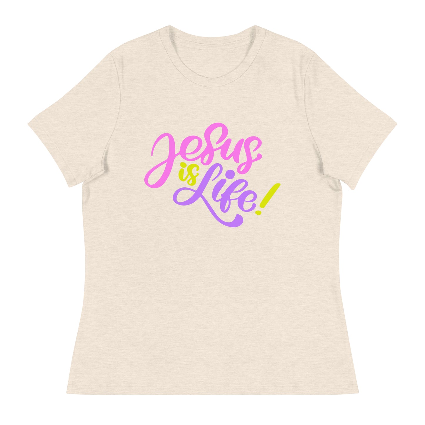 Jesus is Life - Women's Relaxed T-Shirt