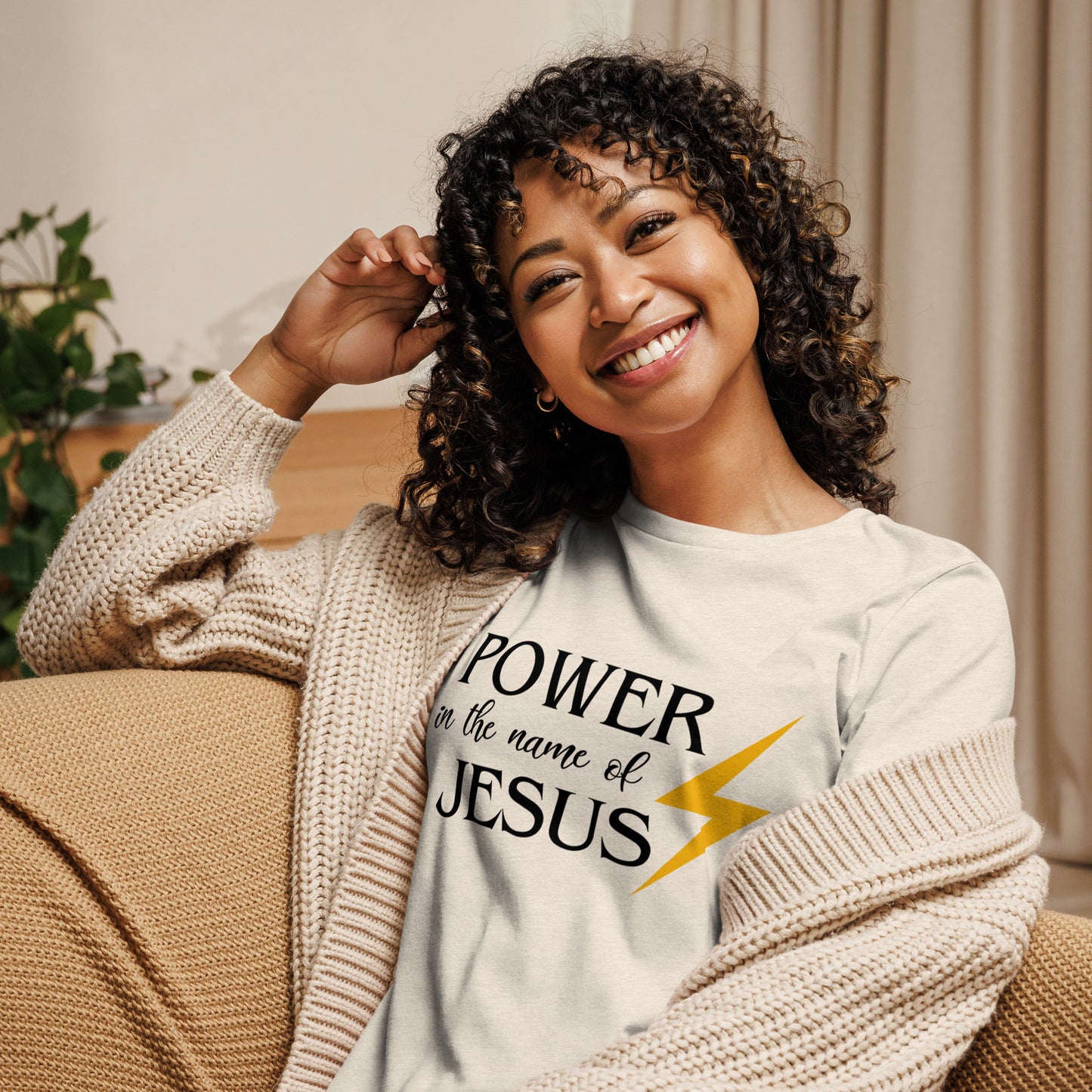 Power in the Name of Jesus  - Women's Relaxed T-Shirt