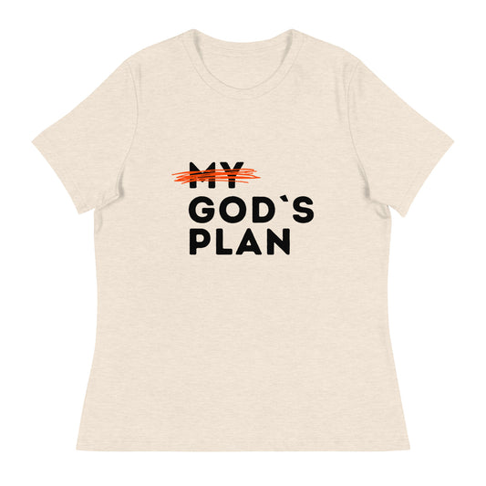 My God's Plan - Women's Relaxed T-Shirt