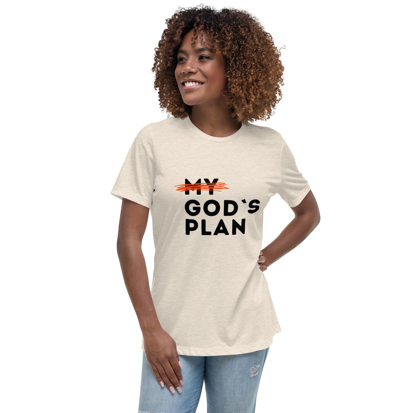 My God's Plan - Women's Relaxed T-Shirt