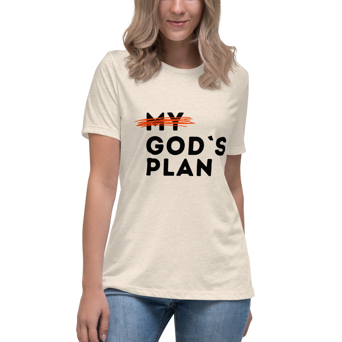 My God's Plan - Women's Relaxed T-Shirt