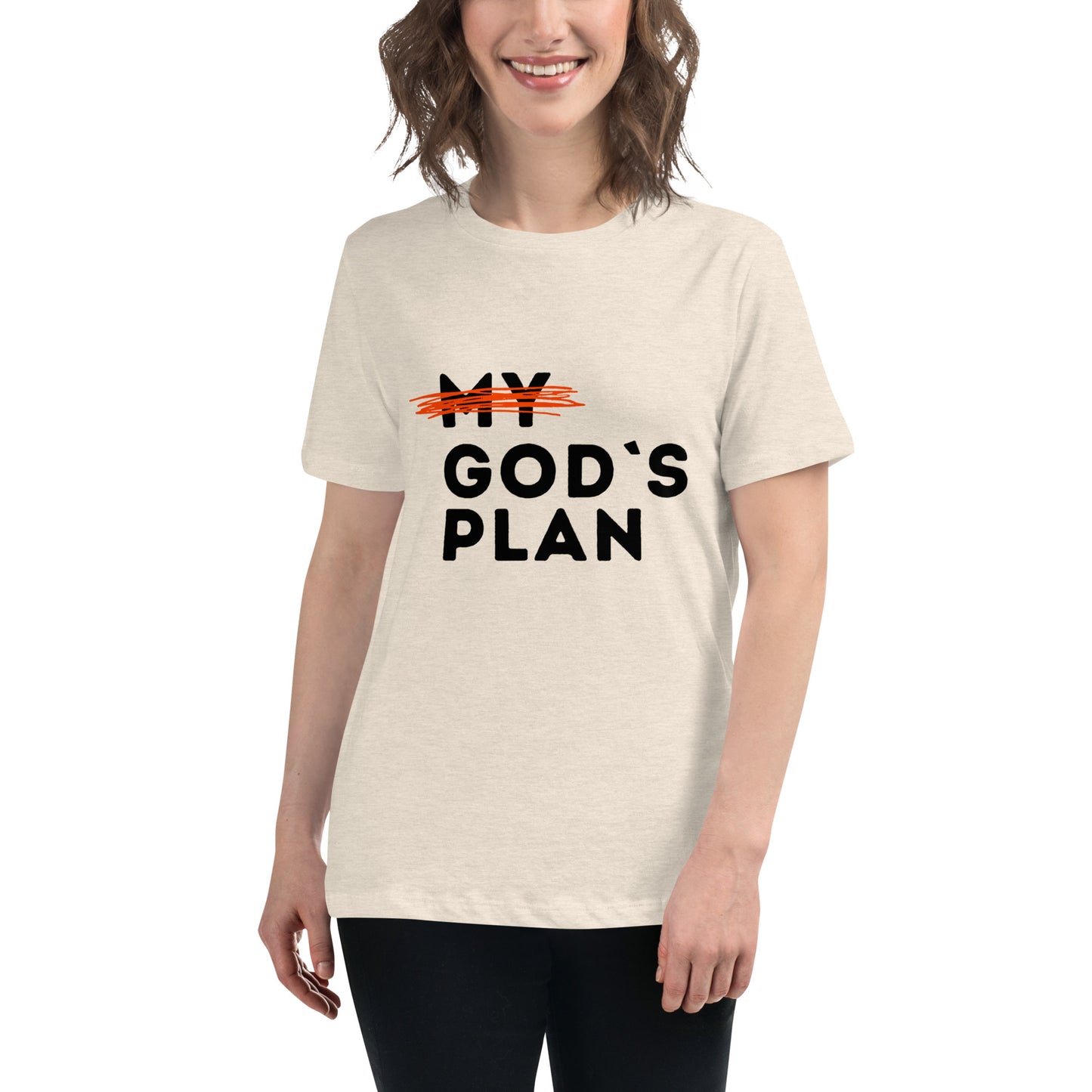 My God's Plan - Women's Relaxed T-Shirt