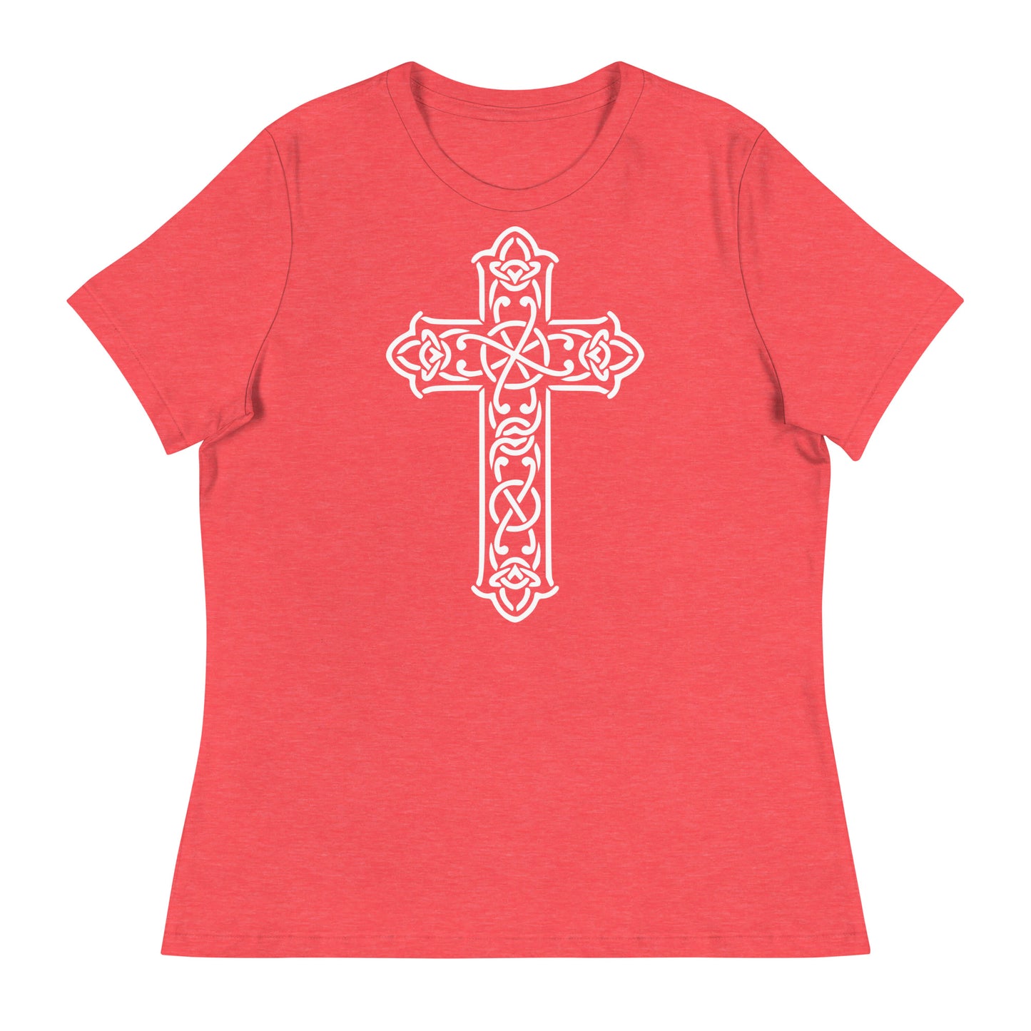 Cross of Redemption (White design) -  Women's Relaxed T-Shirt