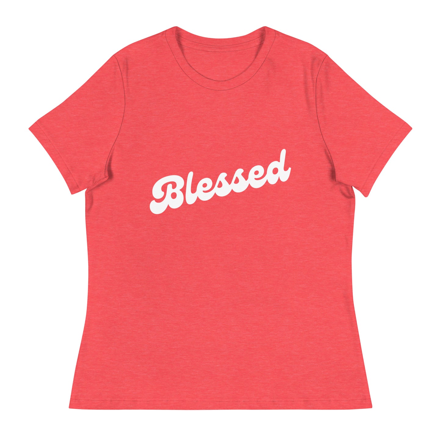 Blessed (White design)  - Women's Relaxed T-Shirt