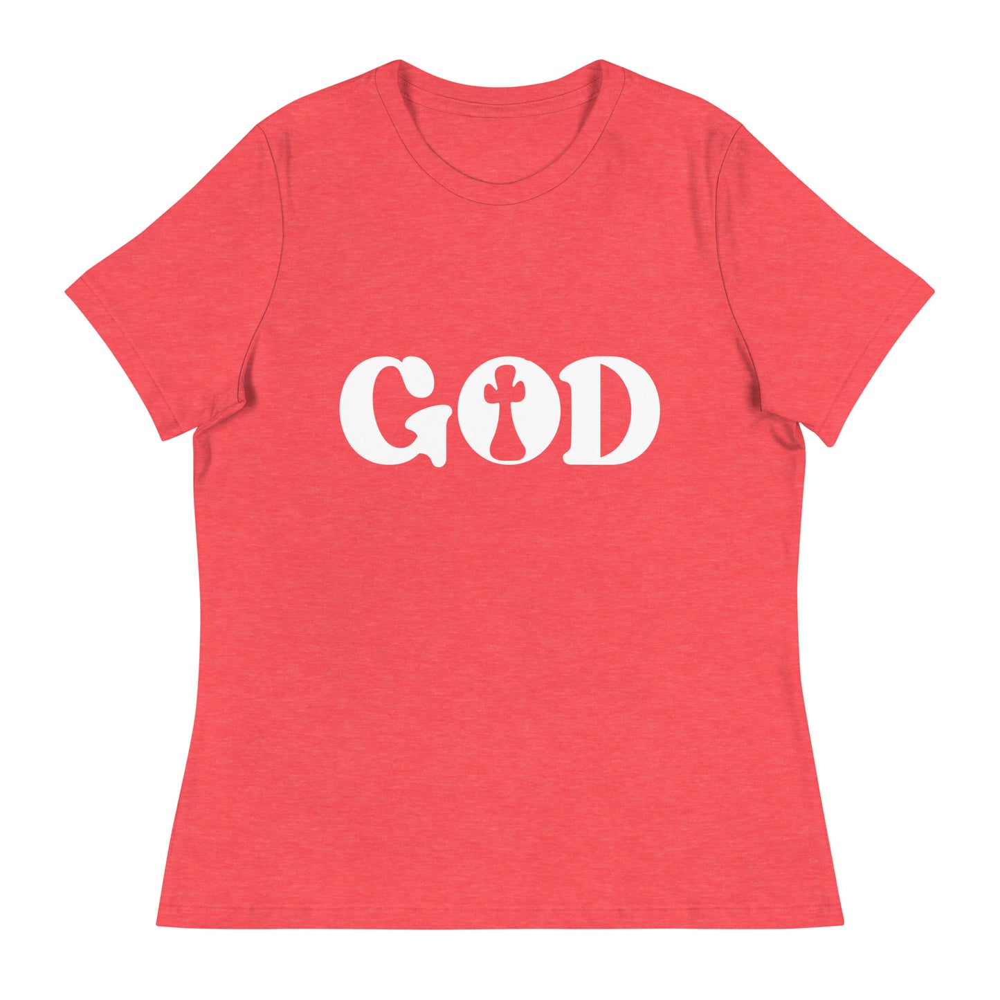 God (White design) - Women's Relaxed T-Shirt