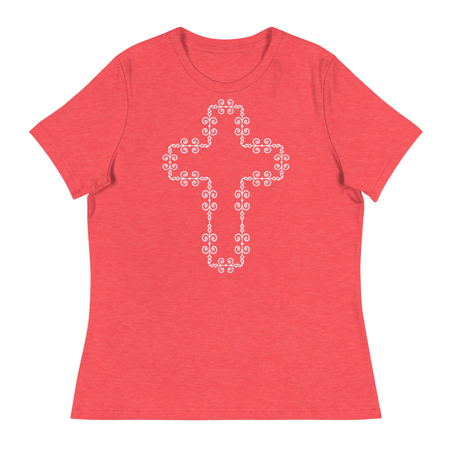 The Cross (White design) - Women's Relaxed T-Shirt