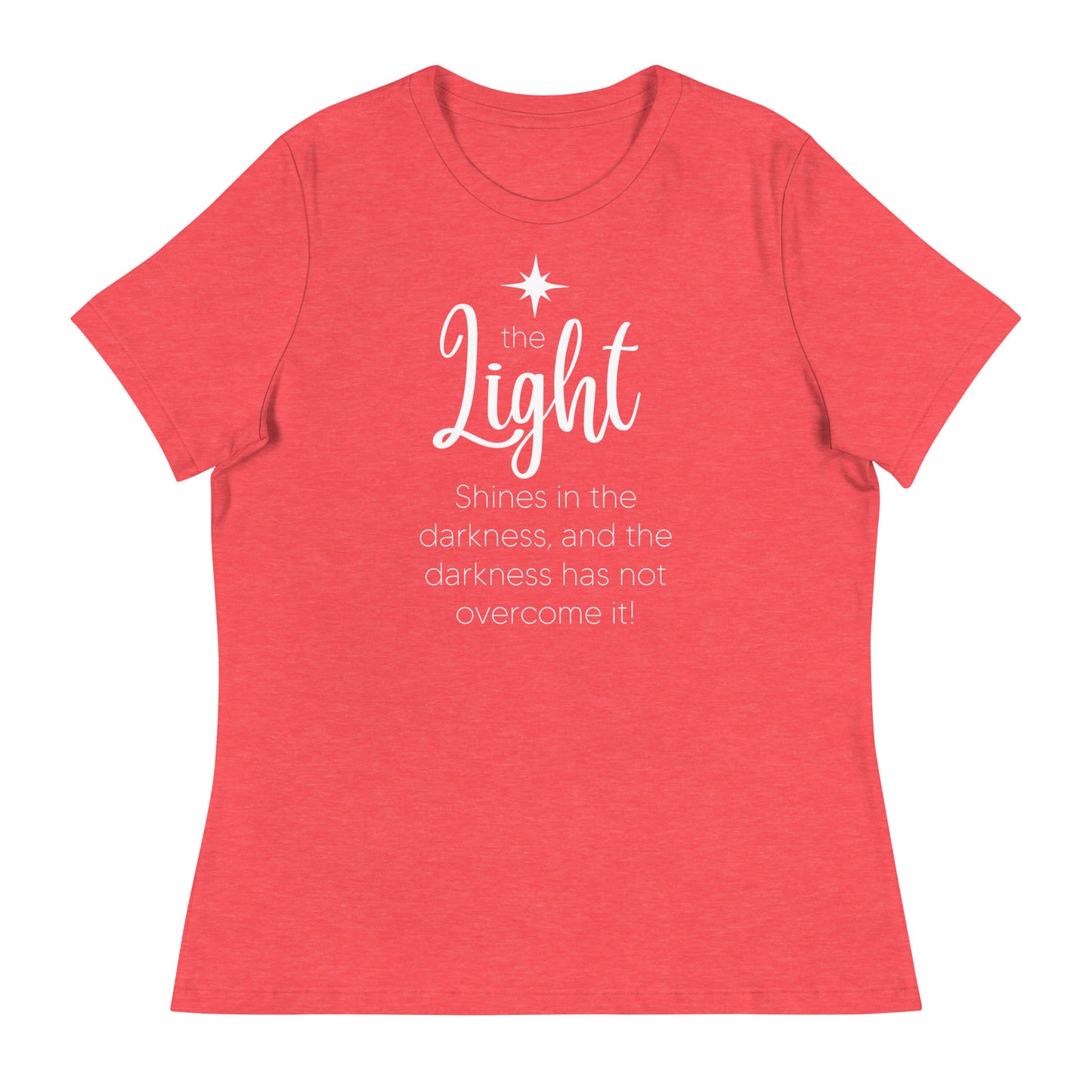 The Light - Women's Relaxed  Christmas T-Shirt