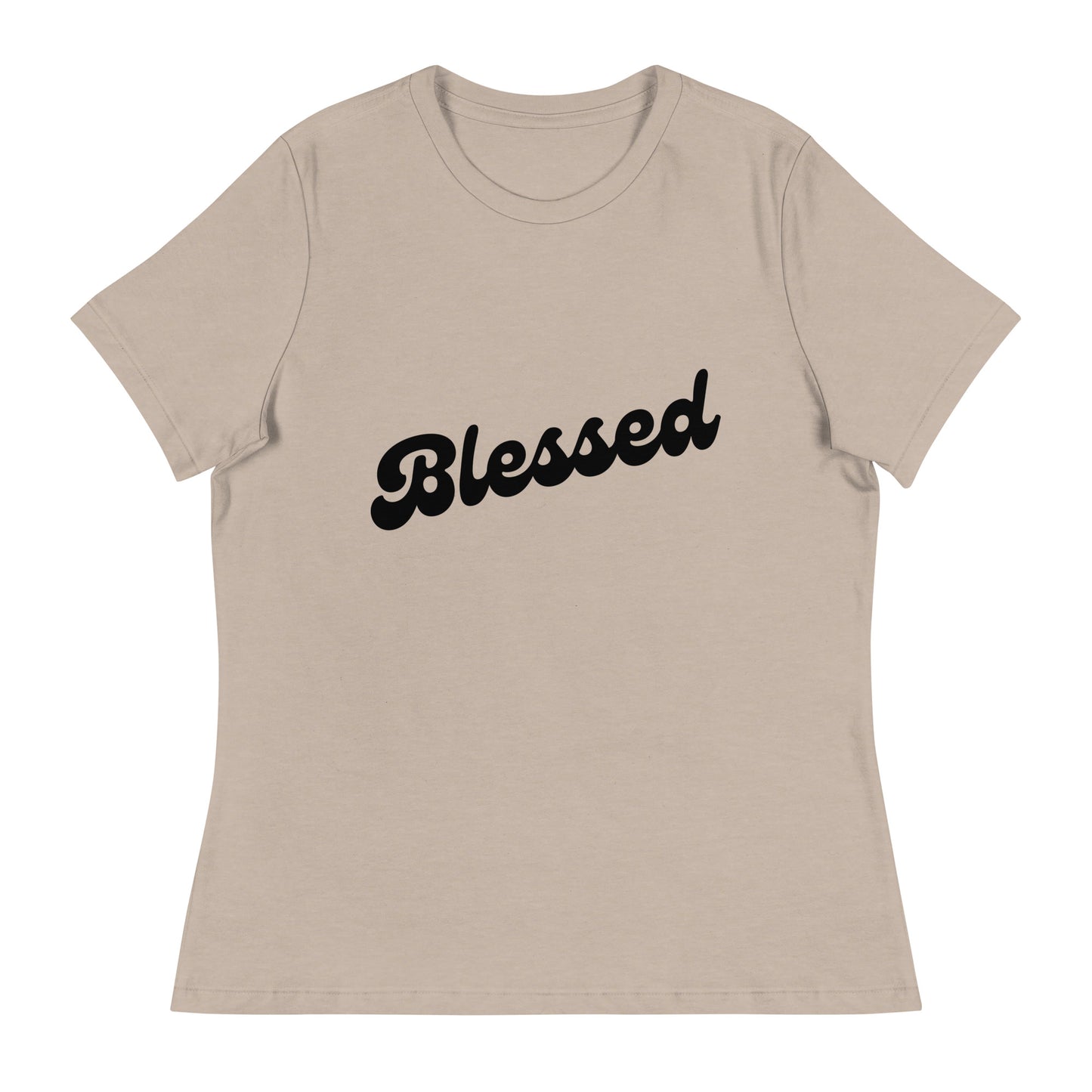 Blessed (Black design) - Women's Relaxed T-Shirt