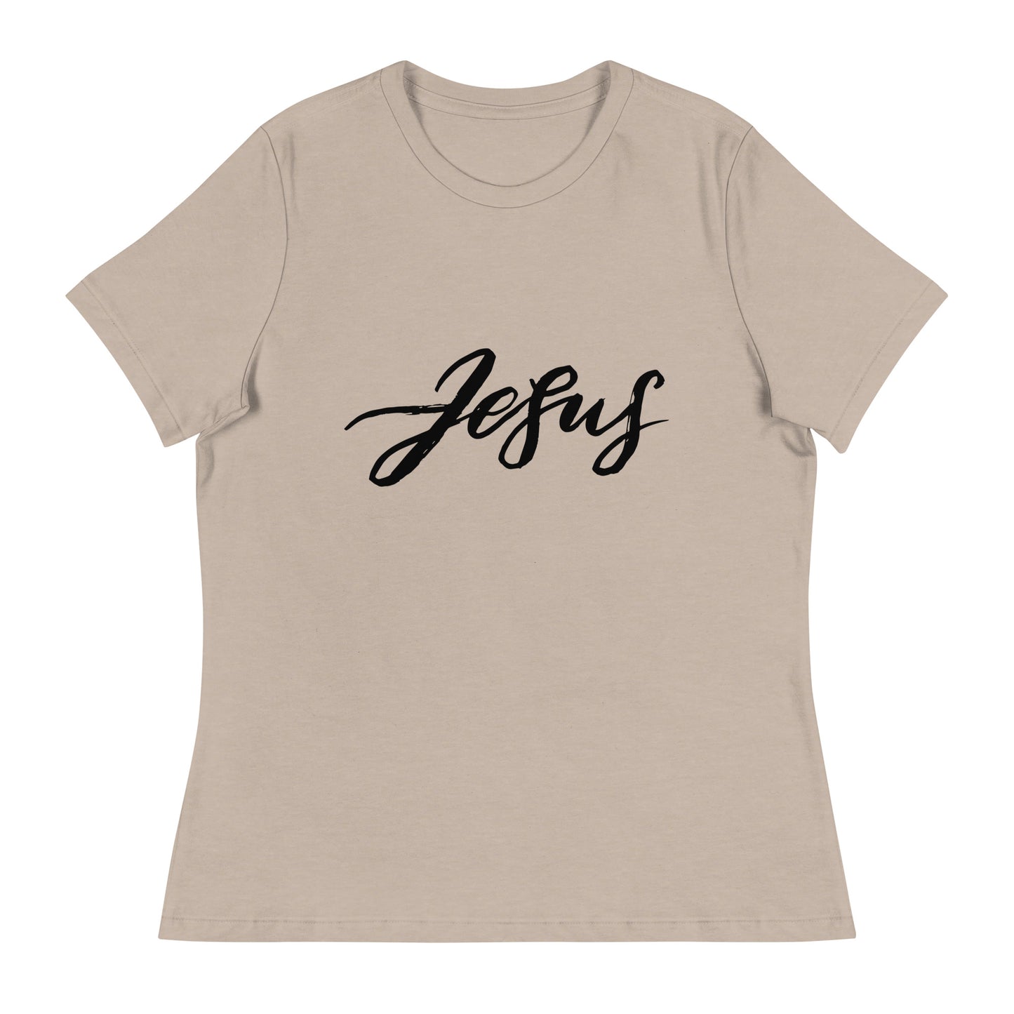 Jesus (Black design) - Women's Relaxed T-Shirt